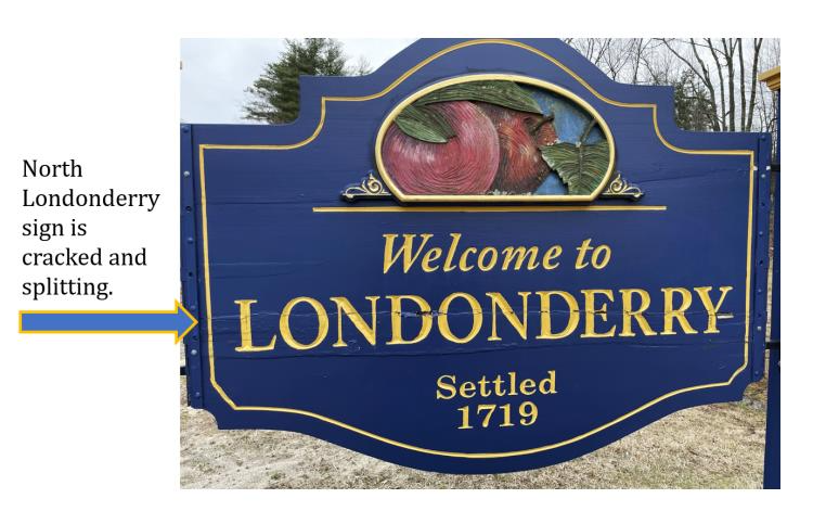 Welcome to Londonderry Sign