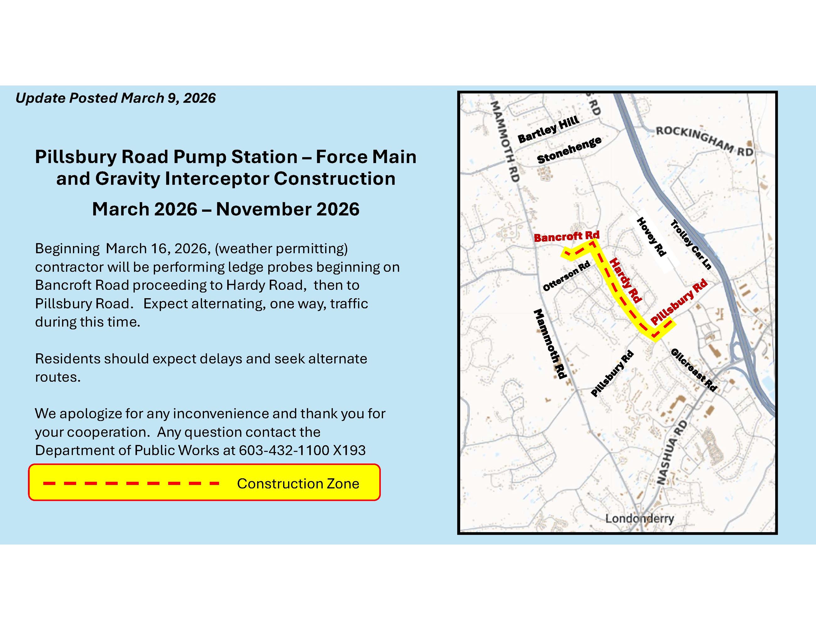 Pillsbury Road Pump Station Construction Update 3-9-26 JPG