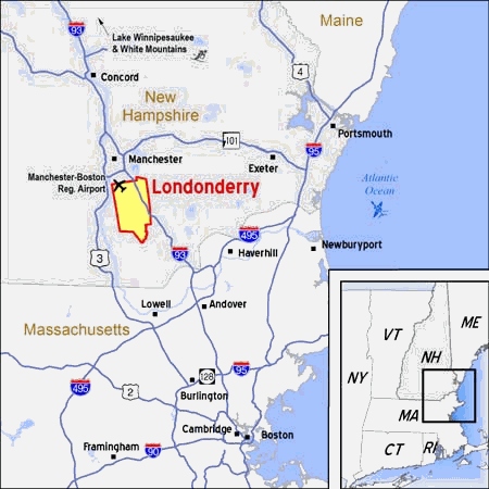 Map of Londonderry