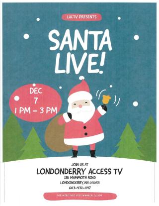 Santa Live at Londonderry Cable Studio 