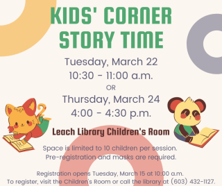 Kids' Corner Story Time