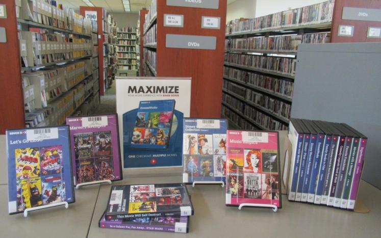 Binge Box DVDs Display